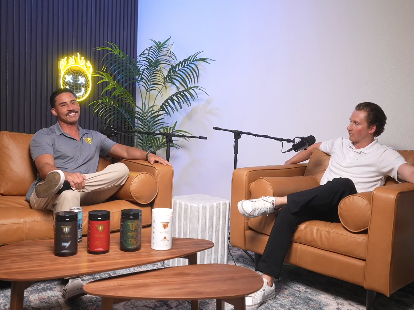Podcast conversation on transparent supplement manufacturing practices and science-backed product development at Historic Labs